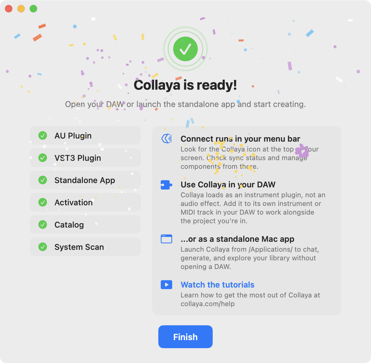 Collaya is ready
